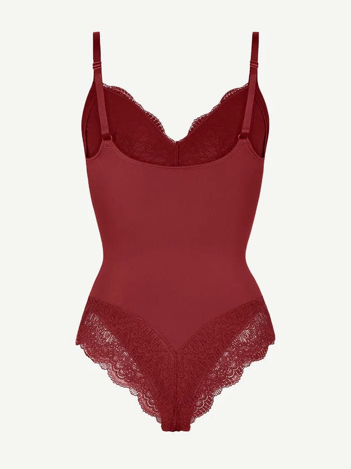CurvyPower | NL bodysuit Elegant Lace Tummy Control Shapewear Bodysuit