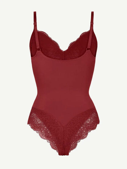 CurvyPower | NL bodysuit Elegant Lace Tummy Control Shapewear Bodysuit