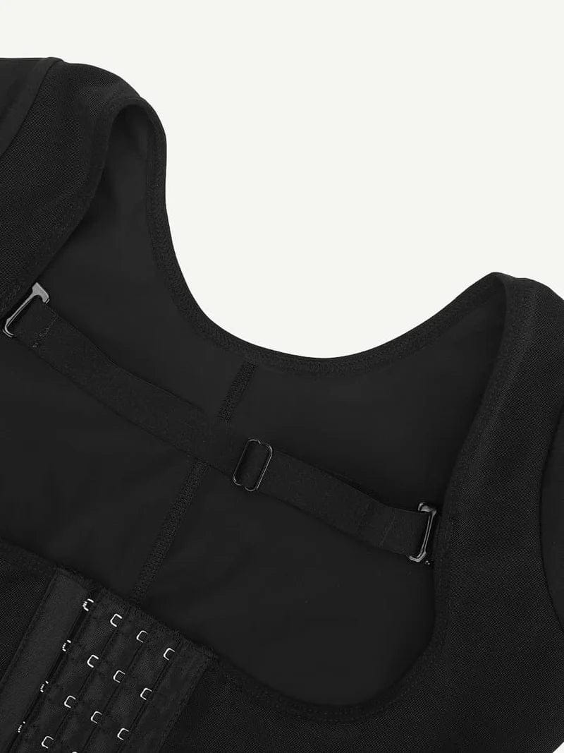 CurvyPower | NL bodysuit Long Sleeve Shapewear Bodysuit with U-Shape Post-Surgical Bust Support