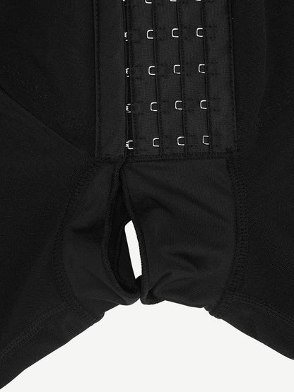 CurvyPower | NL bodysuit Long Sleeve Shapewear Bodysuit with U-Shape Post-Surgical Bust Support