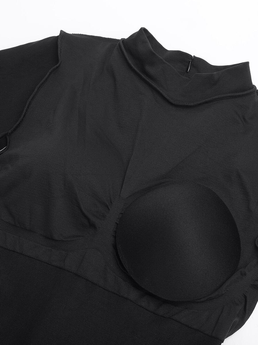 CurvyPower | NL bodysuit Seamless Body Sculpting Tummy Control Shapewear Bodysuit with Removable Cups