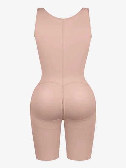 CurvyPower | NL bodysuit Shapewear Bodysuit Covering Postoperative Chest with Side Zipper