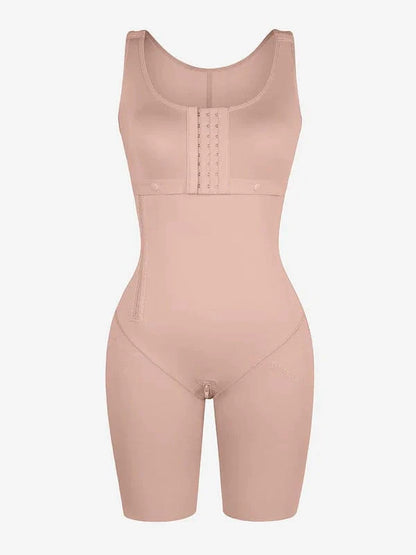 CurvyPower | NL bodysuit Shapewear Bodysuit Covering Postoperative Chest with Side Zipper