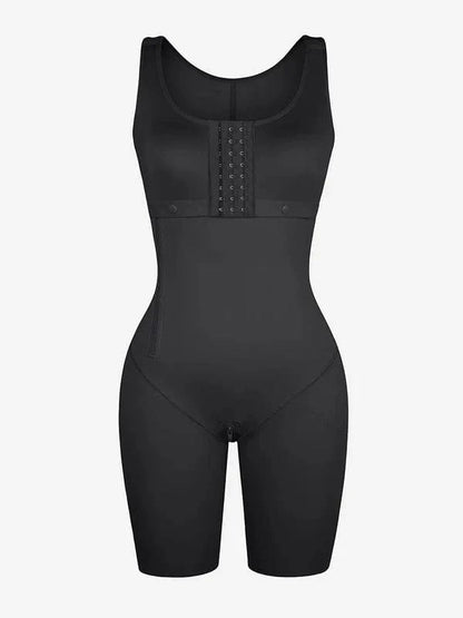 CurvyPower | NL bodysuit Shapewear Bodysuit Covering Postoperative Chest with Side Zipper