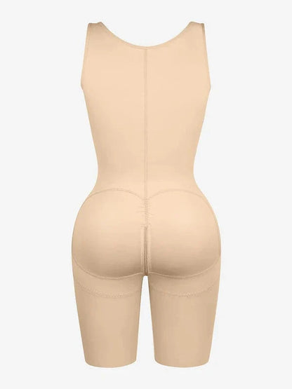 CurvyPower | NL bodysuit Shapewear Bodysuit Covering Postoperative Chest with Side Zipper