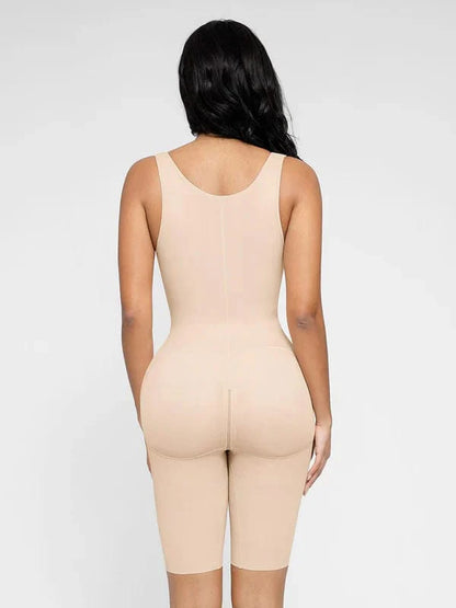 CurvyPower | NL bodysuit Shapewear Bodysuit Covering Postoperative Chest with Side Zipper