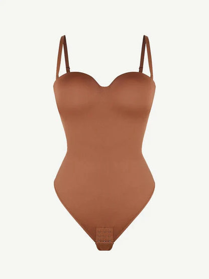 CurvyPower | NL bodysuit Strapless Underwire One-Piece Tummy Control Bodysuit Shapewear