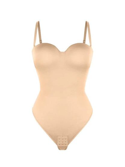 CurvyPower | NL bodysuit Strapless Underwire One-Piece Tummy Control Bodysuit Shapewear