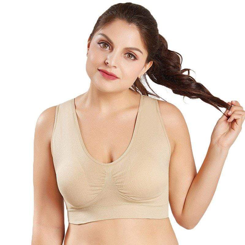 CurvyPower | NL Bras S / Nude Women Support Comfort Seamless Bra
