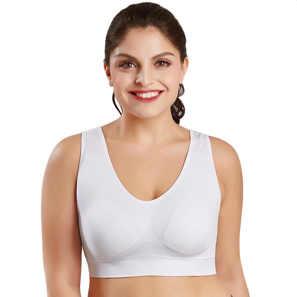 CurvyPower | NL Bras S / White Women Support Comfort Seamless Bra