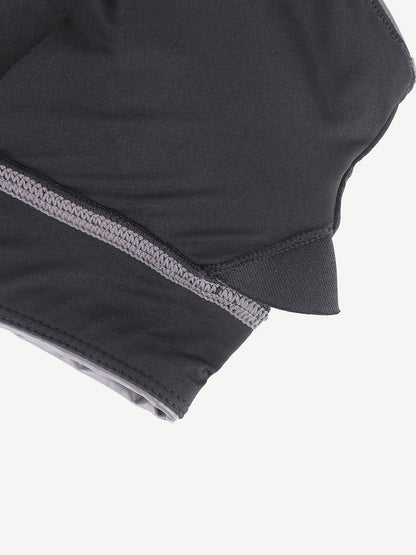 CurvyPower | NL Bras Silver Film Shaping Sauna Sports Bra with Removable Cups