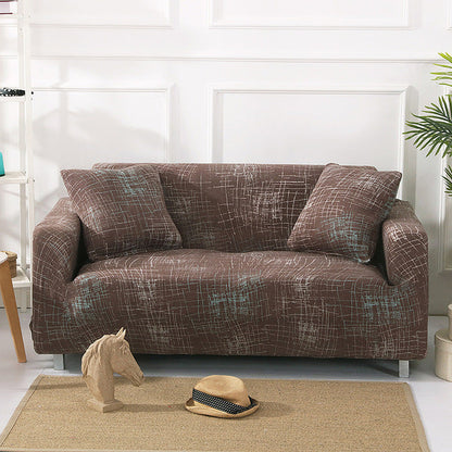 Stretch Geruite Sofa Slipcover