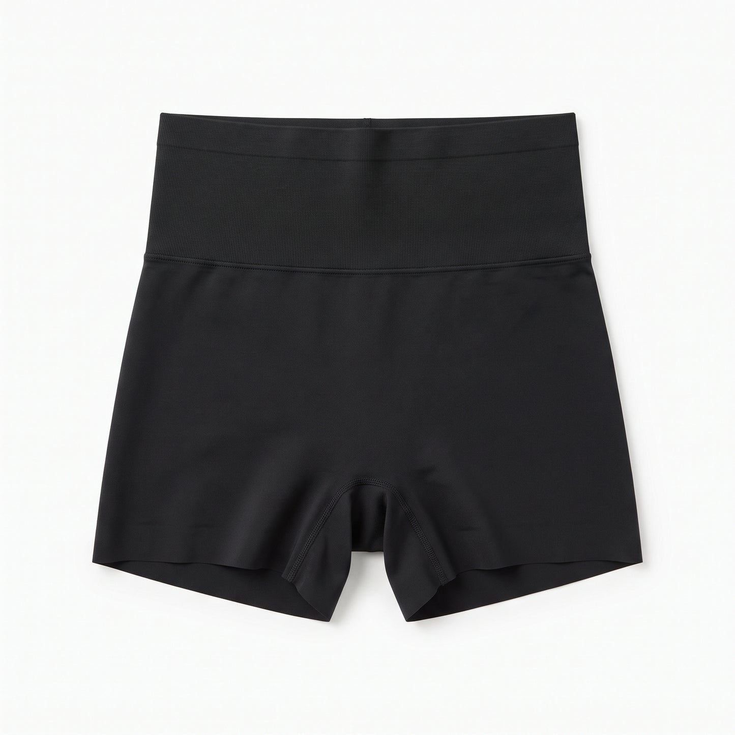 Corrigerende Short met Hoge Taille in zwart, vooraanzicht
