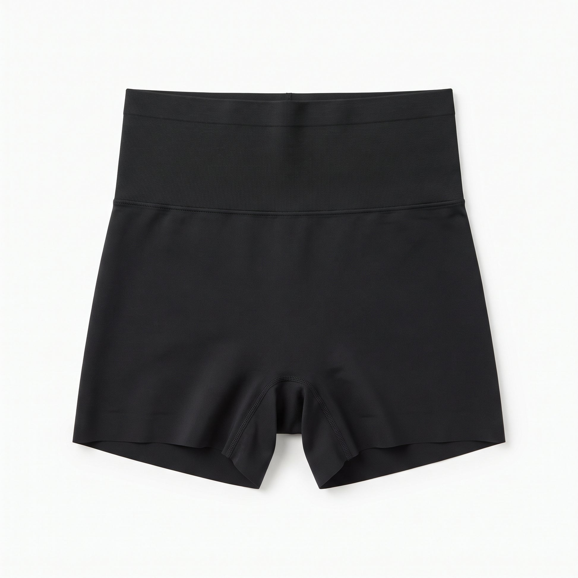 Corrigerende Short met Hoge Taille in zwart, vooraanzicht