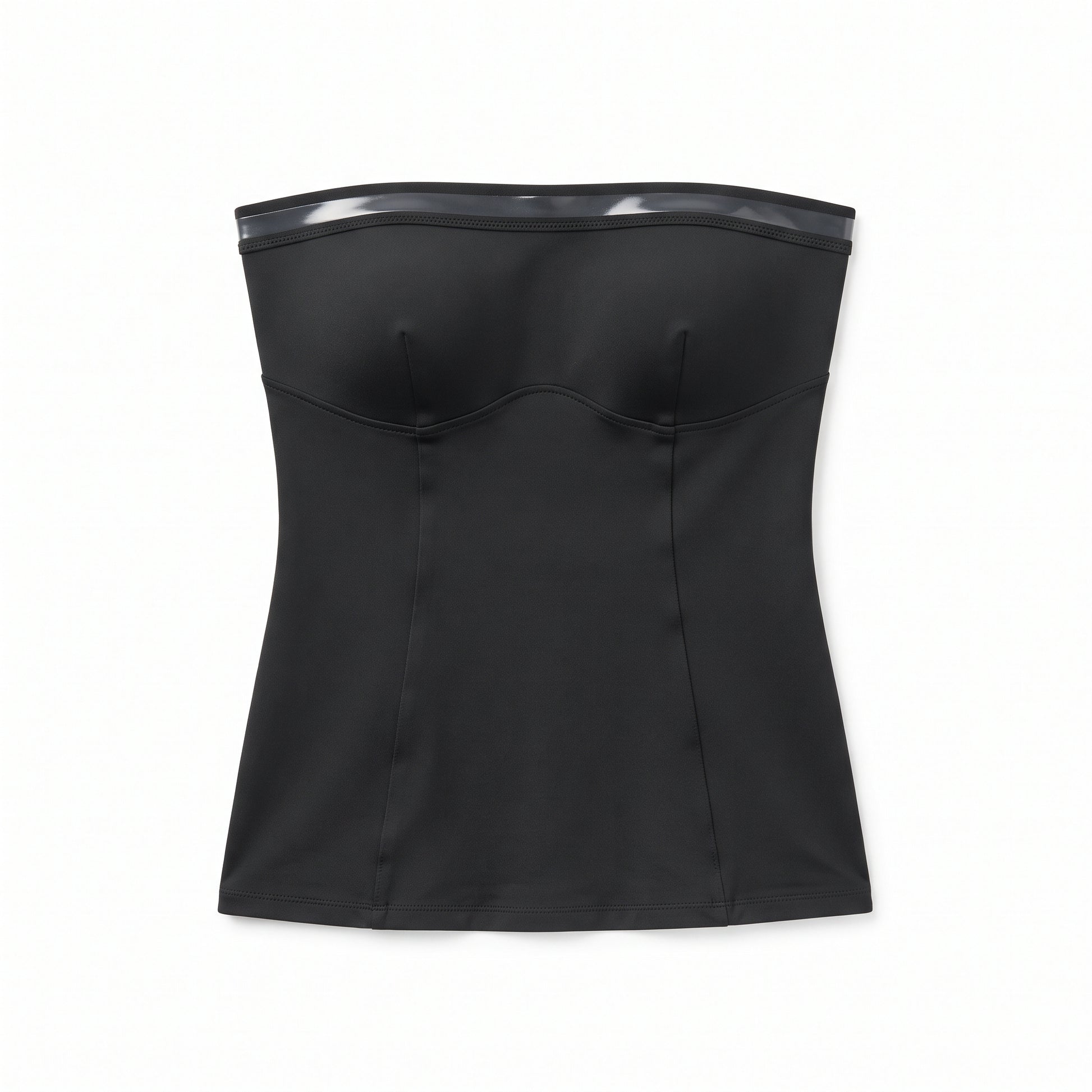 Strapless Corrigerend Hemdje - Medium Compressie in zwart, vooraanzicht