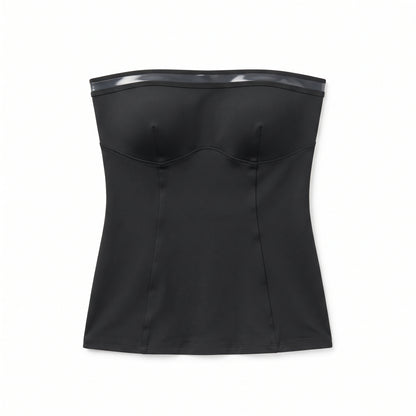 Strapless Corrigerend Hemdje - Medium Compressie in zwart, vooraanzicht