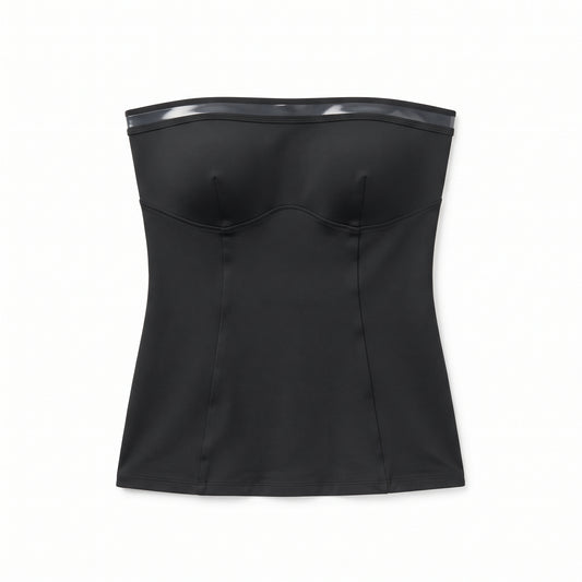 Strapless Corrigerend Hemdje - Medium Compressie in zwart, vooraanzicht