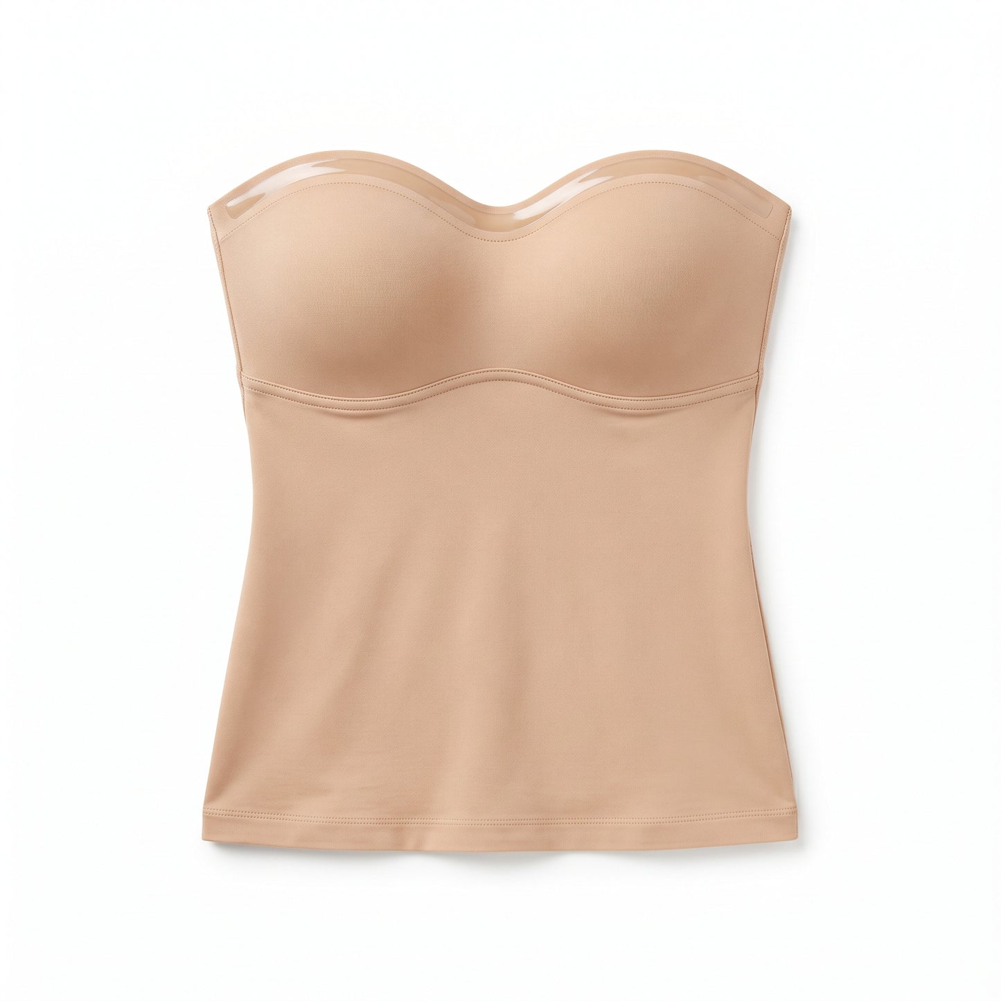 Strapless Corrigerend Hemdje - Medium Compressie in beige, vooraanzicht