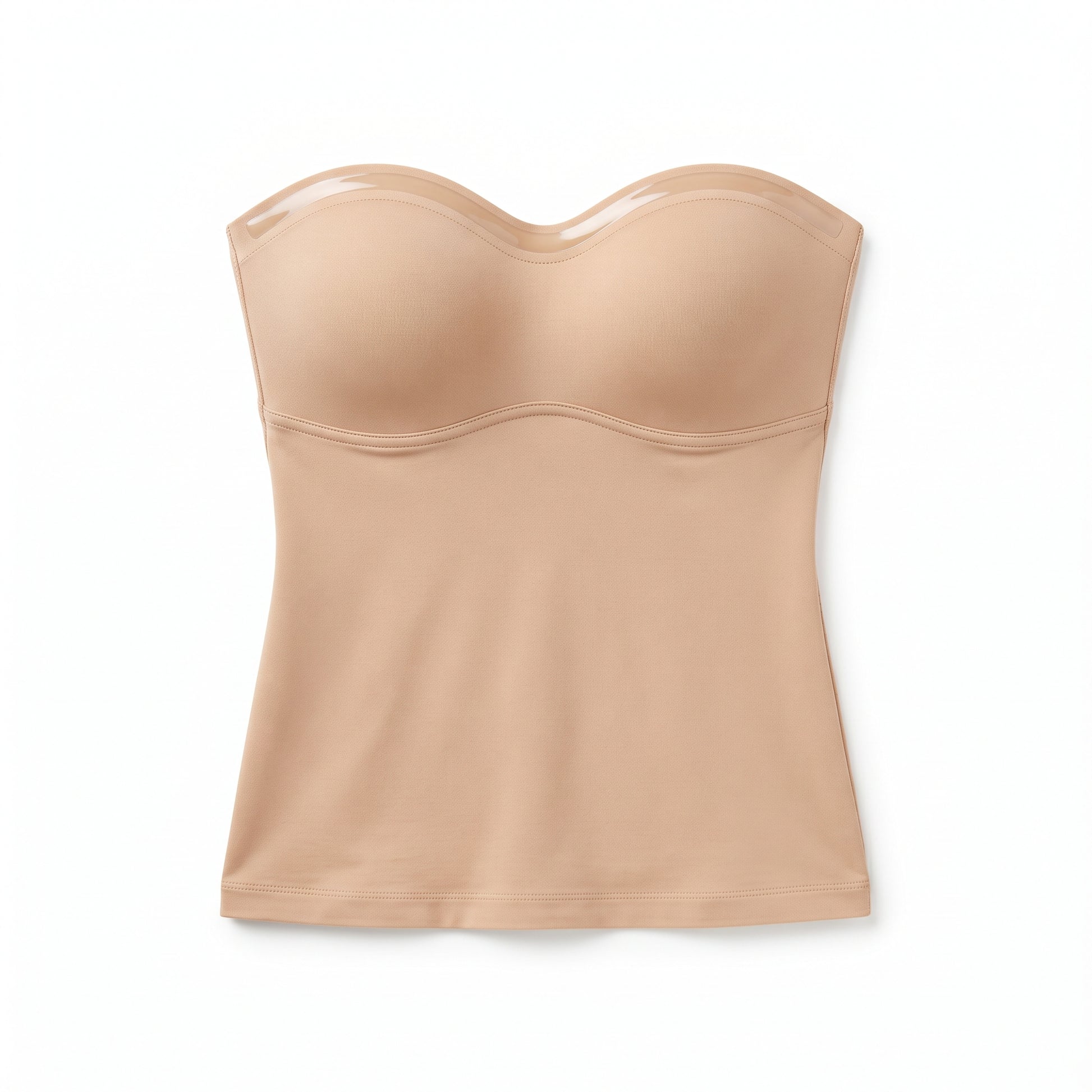 Strapless Corrigerend Hemdje - Medium Compressie in beige, vooraanzicht