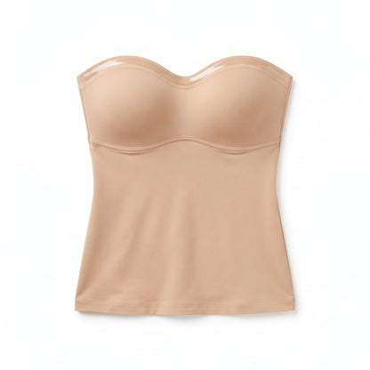 Strapless Corrigerend Hemdje - Medium Compressie in beige, vooraanzicht