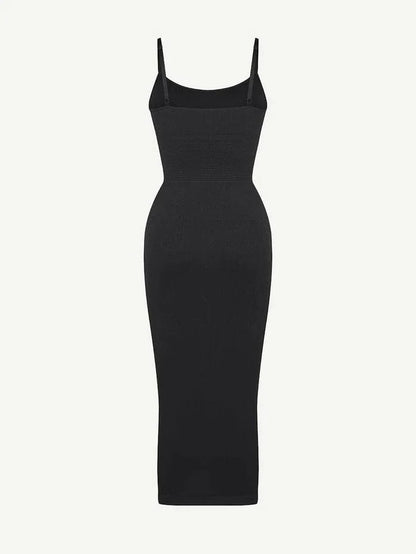 CurvyPower | NL Midi Dress Waist Control Bodycon Shapewear Midi Dress