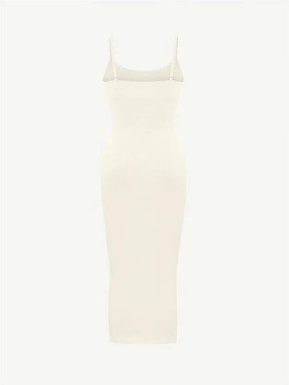 CurvyPower | NL Midi Dress Waist Control Bodycon Shapewear Midi Dress