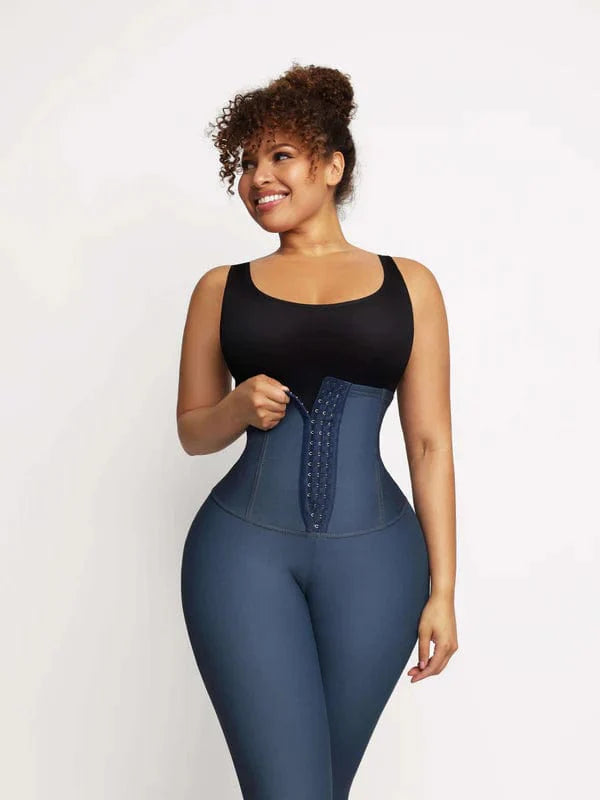 CurvyPower | NL Pants High Waist Denim Tummy Control Shaper Pants