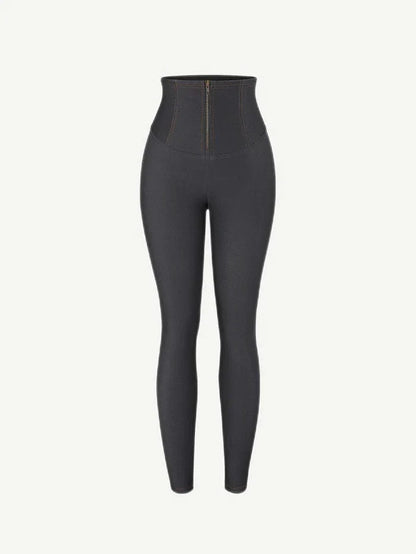 CurvyPower | NL Pants High Waist Trainer Denim Shaper Pants