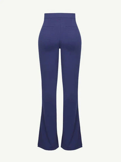CurvyPower | NL Pants High-Waisted Flare Pants with Tummy Control and Leg Shaping