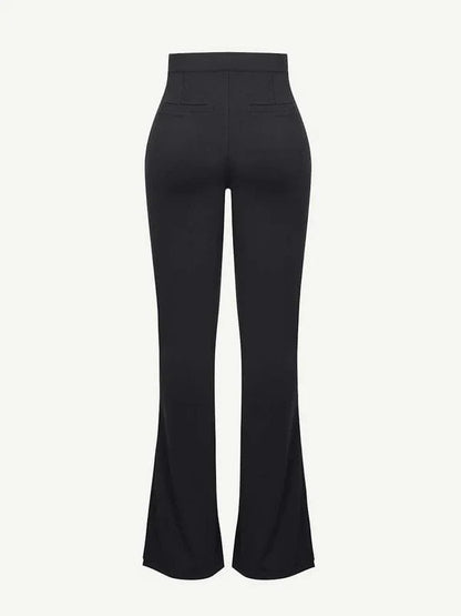 CurvyPower | NL Pants High-Waisted Flare Pants with Tummy Control and Leg Shaping