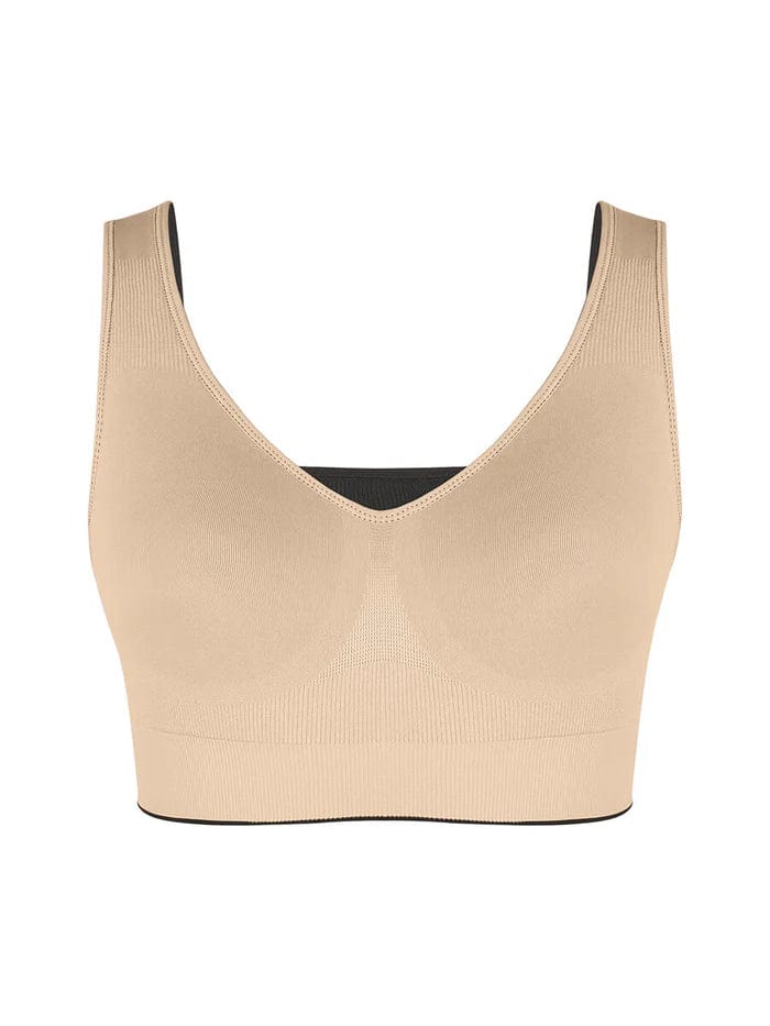CurvyPower | NL Sports Bra Wireless Bust Support Shaper Bra with Removable Pads