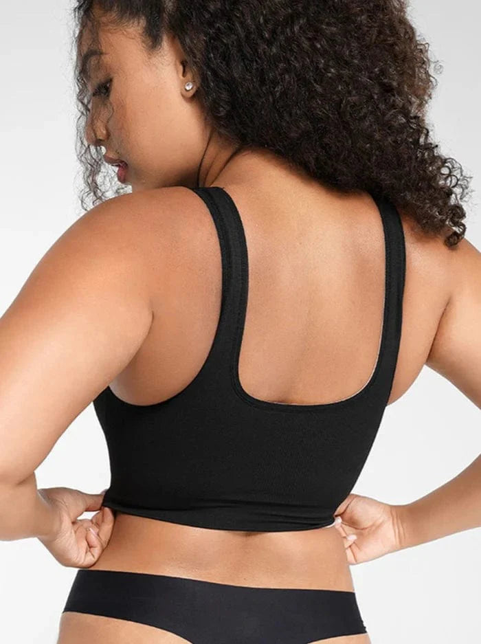 CurvyPower | NL Sports Bra Wireless Bust Support Shaper Bra with Removable Pads