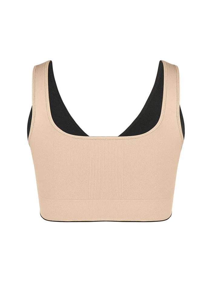 CurvyPower | NL Sports Bra Wireless Bust Support Shaper Bra with Removable Pads