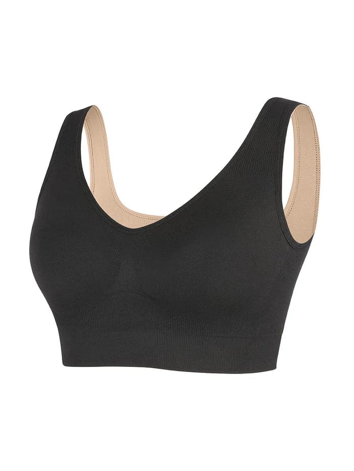 CurvyPower | NL Sports Bra Wireless Bust Support Shaper Bra with Removable Pads