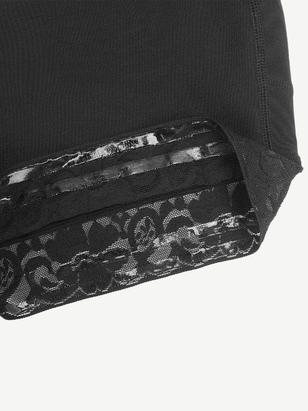 CurvyPower | NL Waist Trainer Elegant Lace Waist Trainer Compression Shapewear Shorts