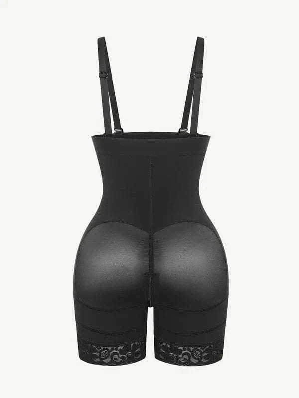 CurvyPower | NL Waist Trainer Elegant Lace Waist Trainer Compression Shapewear Shorts