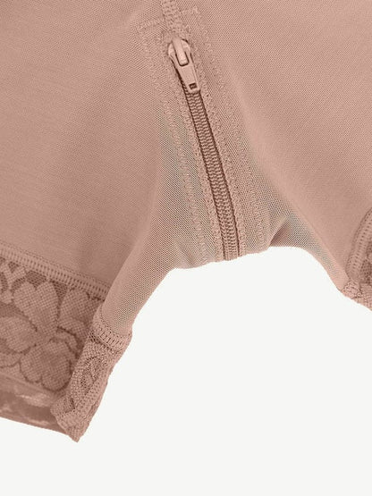 CurvyPower | NL Waist Trainer Elegant Lace Waist Trainer Compression Shapewear Shorts