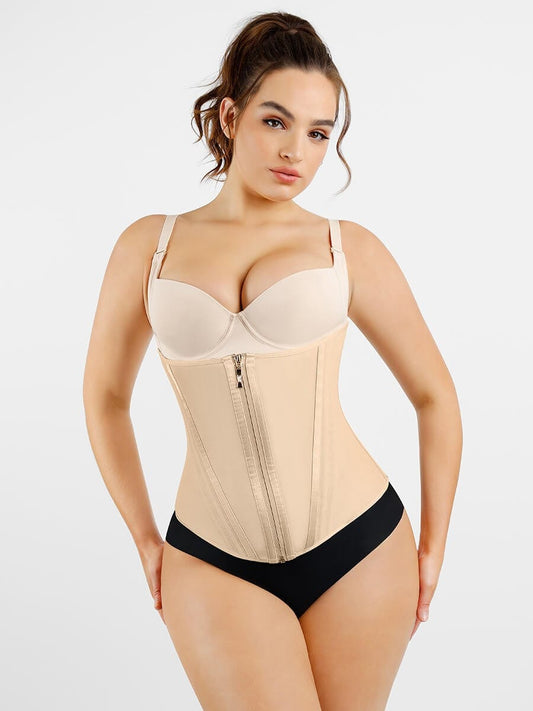 CurvyPower | NL Waist Trainer Sliming Waist Trainer Shapewear with 15 Built In Steel Bone